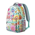 thumbnail image 2 of Boho Style Bookbag for Women - Retro Floral Print Backpack with 17" Laptop Compartment | Spacious Campus Backpack for School, Work & Commuting, 2 of 6