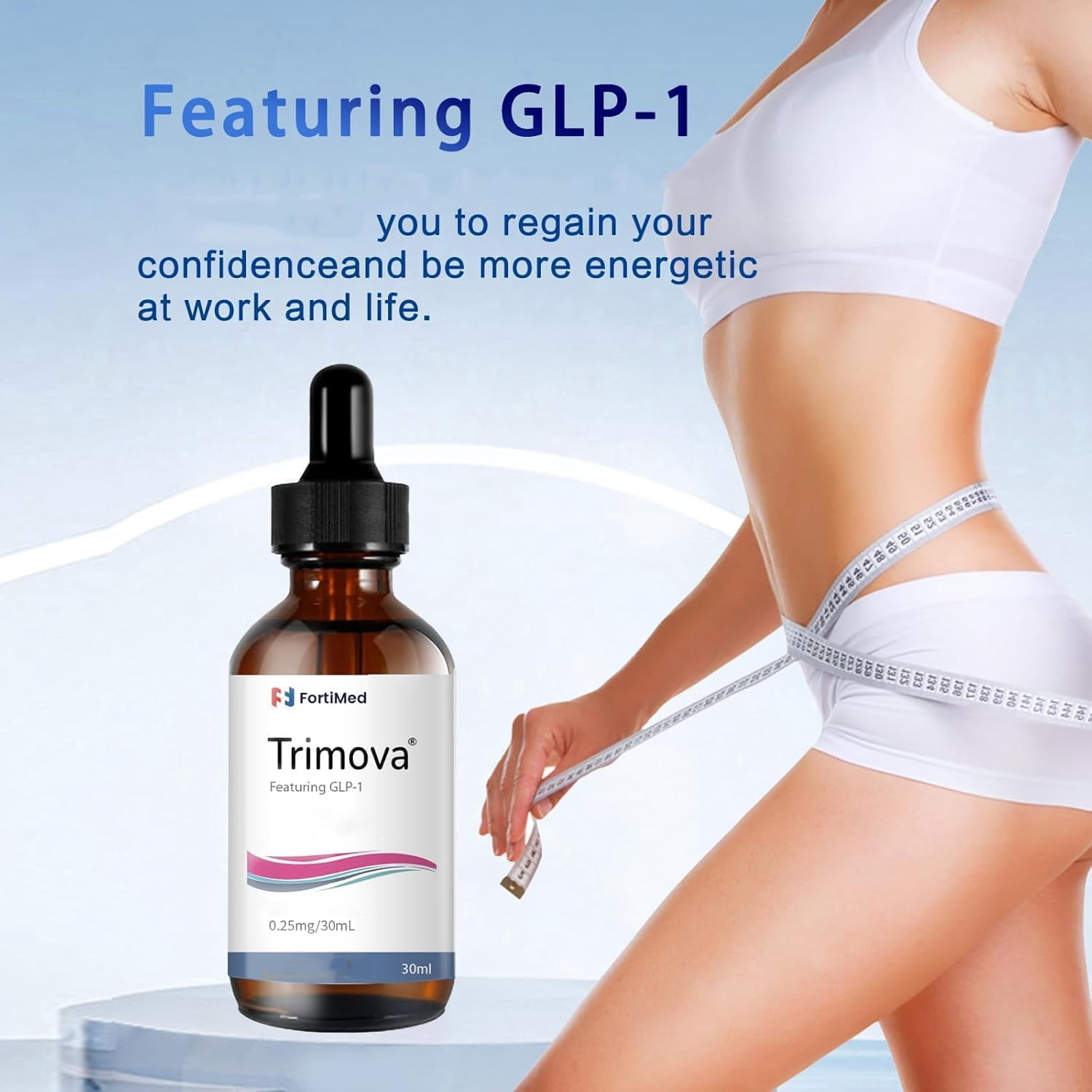 trimova glp 1 Gotas de vitamina Virularty Trimova Natural GLP-1 30 ml x2