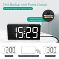 thumbnail image 2 of Vibrating Alarm Clock 7.5in Large Display LED Clock Loud Alarm Clock with Bed Shaker for Heavy Sleepers Hearing Impaired, 2 of 3
