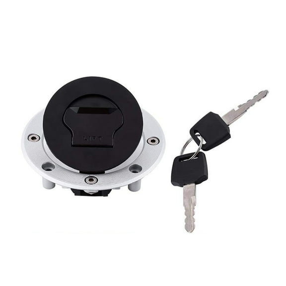 Motorcycle Fuel Tanks Caps & Ignition Lock Set Metal Gas Caps & Key Lock Simple to Use for SV650 SV1000 GSF1250 GSXR10