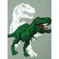 thumbnail image 2 of WIBACKER 1-Set Boys Cotton Pajamas Long Sleeve Toddler Boys Pjs Kids Dinosaur Sleepwear Sets, 2 of 11
