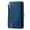 Darkblue, variant on Dteck Wallet Case for iPhone 16 Pro Max, 9 Card Holder Slots Zipper Pocket Handbag Case Magnetic Closure Kickstand with Wrist Strap TPU Shockproof Flip Cover,Darkblue