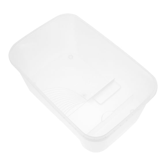 LOLIPPYY Turtle Basin Plastic Transparent for Pet Turtle 1Pack