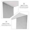 thumbnail image 3 of MasteelfCA 1pc Stainless Steel Display Rack Countertop Shoe Bag Display Rack Handbag Stand, 3 of 7