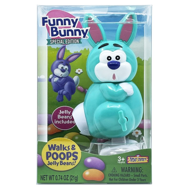 Treat Street Funny Bunny Walking Jelly Bean Dispenser