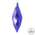 thumbnail image 3 of Vickerman 8" Lavender Shiny Swirl Finial Ornament, Pack of 6, 3 of 3