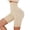 Beige, variant on Womens High Waist Body Shaper Tummy Control Short Pants Thigh Slimmer XS-XXL