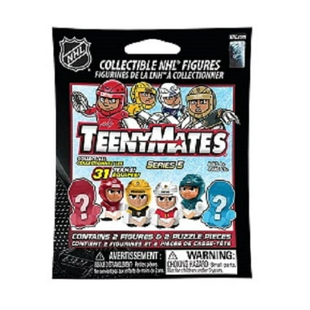 TeenyMates - NHL Series 5 (Goalies) - One (1) Blind Pack (2 figures & 2 Puzzle Pieces) by Party