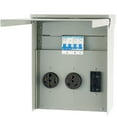 thumbnail image 1 of VEVOR Temporary Power Outlet Panel, 125/250V, RV Power Outlet Box with a 20/30/50 Amp Receptacle Installed, NEMA 14-50R / NEMA TT-30R / 15A GFCI for RV Camper, 1 of 9