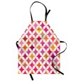 thumbnail image 1 of Colorful Apron, Vibrant Overlapping Semi Circles Stars Quilt Tiling Pattern Symmetrical Mosaic, Unisex Kitchen Bib with Adjustable Neck for Cooking Gardening, Adult Size, Multicolor, by Ambesonne, 1 of 4