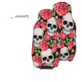 thumbnail image 4 of LAKIMCT Skull Roses Car Seat Covers Vehicle Front Seat Covers Universal Fit Seat Protector, 4 of 9