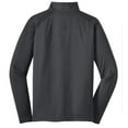 thumbnail image 6 of Sport-Tek Tall Sport Wick Stretch 1/2 Zip Pullover-XLT (Charcoal Grey), 6 of 6
