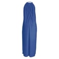 thumbnail image 5 of Women's Summer Solid‑Color Halter Sleeveless Wide‑Leg Jumpsuit Casual One‑Piece Pants with Side Pockets Blue XL(XL), 5 of 5