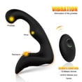 thumbnail image 4 of Juguetes sexuales anales para hombres, vibrador anal, masaje de próstata, tapón anal para un uso cómodo a largo plazo, dilatador de silicona con base curvada, control remoto, juguete sexual de próstat, 4 of 9