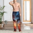 thumbnail image 2 of Rateoe Red And Blue Fire Cloud Dragon Pattern Men’s Ultra-Soft Comfy Pajama Lounge Pants Sleepwear,Comfortable Lounge Wear,lightweight Pajamas, Casual Home Wear-Small, 2 of 6