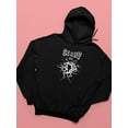 thumbnail image 3 of Scary Techno Style Hoodie Women -Image by Shutterstock, Female Small, 3 of 4