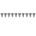 thumbnail image 2 of 1pc Cow Pennant Banners 8m Cow Bunting Banner Birthday Party Supplies For Farm Animal Theme Party (white+black), 2 of 3