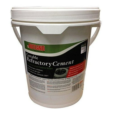 - Rutland Products 601 Rutland Castable Refractory Cement, 25 LB