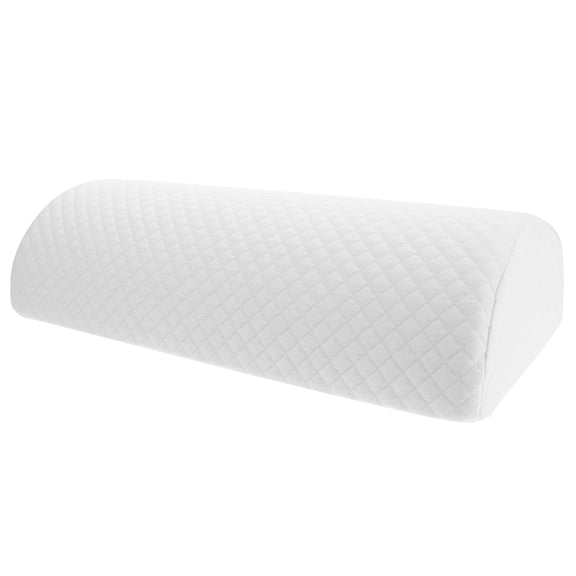 OFFIGAM White Semi Roll Pillow for Comfortable Leg and Lumbar Support Cushion