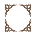thumbnail image 1 of 4 PCS Talla de madera Calcomanía floral madera tallada apliques for muebles Armario Marco de puerta Marco de pared Decoración de la casa Artesanía, 1 of 4