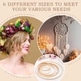 thumbnail image 2 of SHISUYAN 24pcs Dream Catcher Bamboo Rings Bamboo Hoops Party DIY Craft Bamboo Rings, 2 of 8