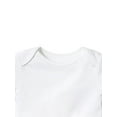 thumbnail image 3 of Little Star 100% Organic Cotton 4 Pack White Bodysuit Long Sleeve, 3 of 9