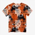 thumbnail image 7 of KPVEVIQ Girls Boys Halloween Shirt Cute Ghost Shirt Boy Halloween Shirt Kids Pumpkin Fall Short Sleeve Tee Tops, 7 of 7