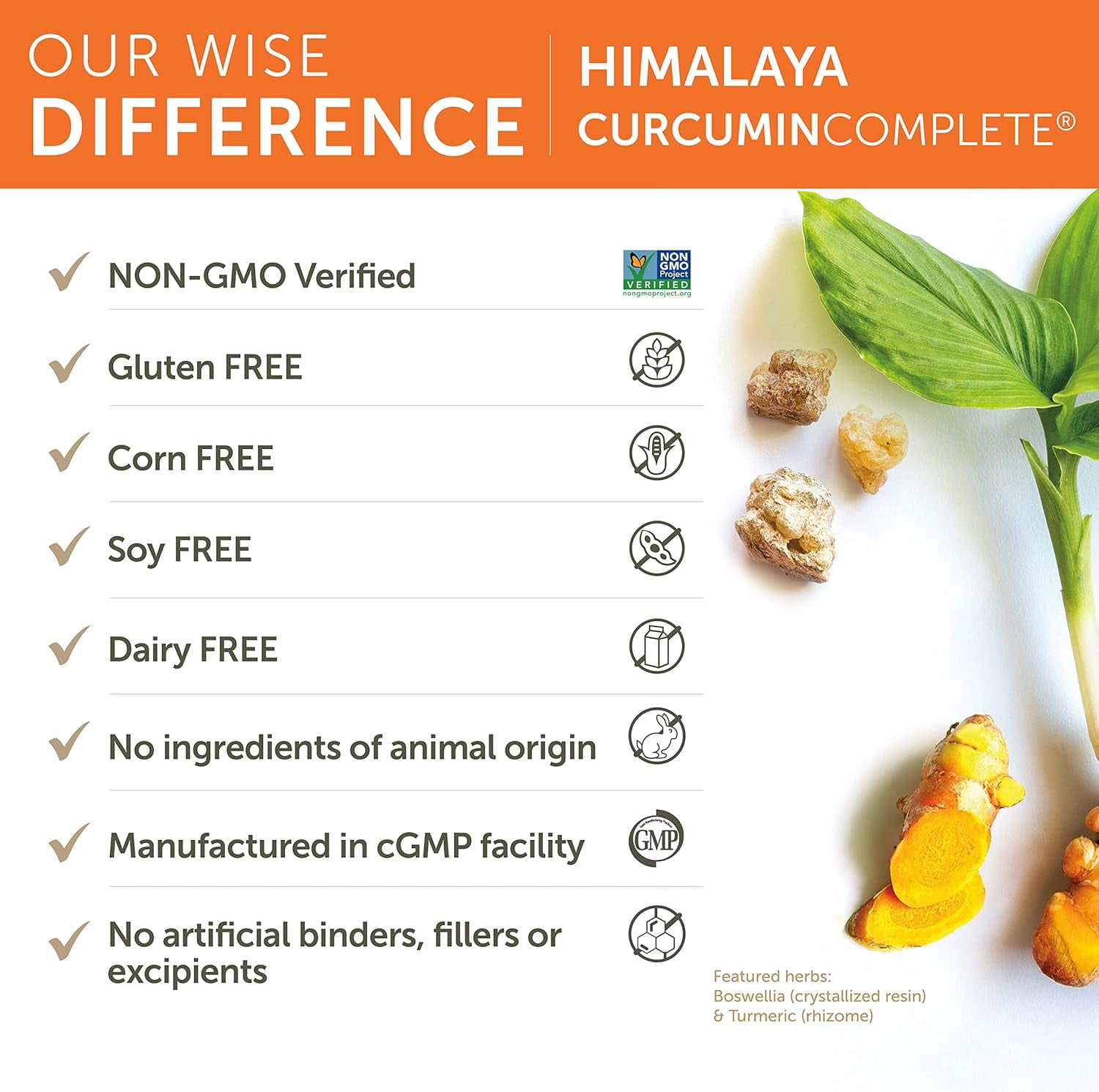 Himalaya Curcumin Complete for Joint Support, Joint Relief and Flexibility, 372 mg, 60 Capsules