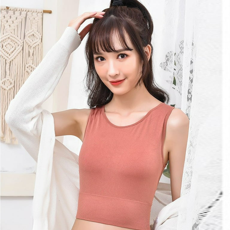 Summer Korean Style Beautiful Back Sports Wrapped Chest Sleeveless Bra  All-Match 