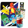 thumbnail image 1 of Juego de mantas de forro polar para Nintendo Pokémon con pegatinas, 45 x 60, 1 of 5