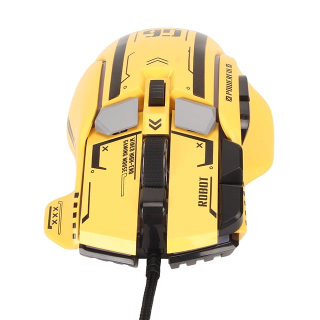 Souris de Jeu Filaire, Souris de Jeu Optique Filaire 12800DPI avec 10 Boutons Programmables, 13 Modes Rétroéclairés RGB Souris de Jeu, Souris USB Ergonomique pour Ordinateur Portable