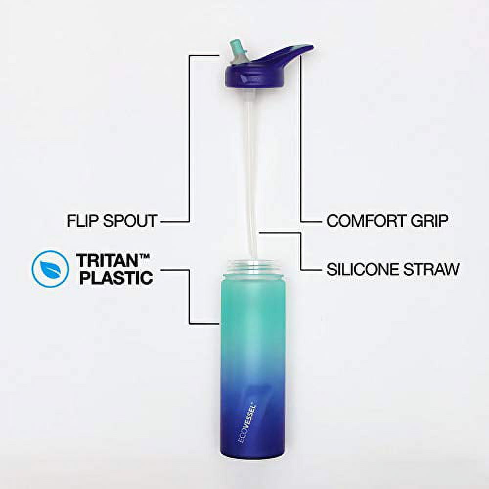 Splash Kids Water Bottle with Flip Straw - BPA Free Stainless Kids Bottle —  EcoVessel