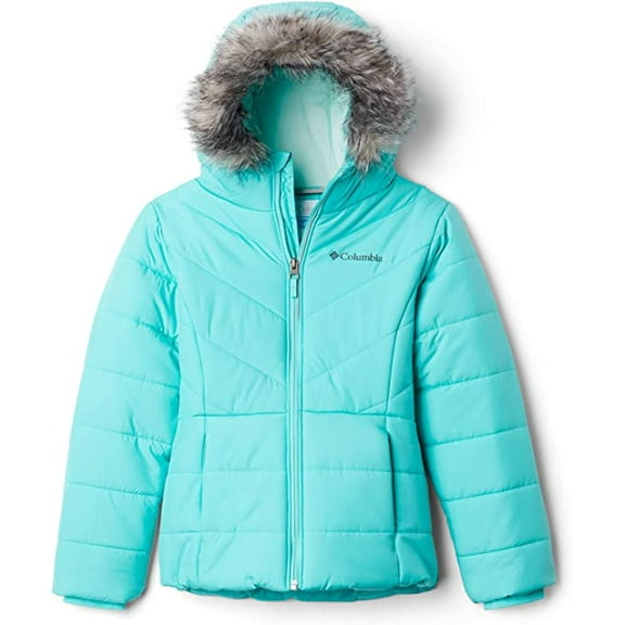 Columbia Girls Toddler Katelyn Crest Jacket, Dolphin, 2T