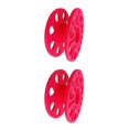 thumbnail image 1 of Youkk Plastic Convenient Hanging Diving Finger Spool Reel With Anti-corrosion Coating Professional Rose Red 2Set, 1 of 6