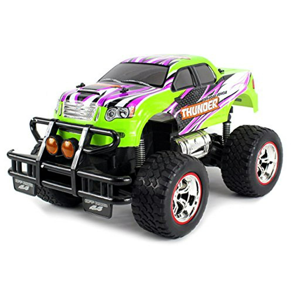 VThunder Pickup Big Remote Control RC Truck 114 Scale Size Lights