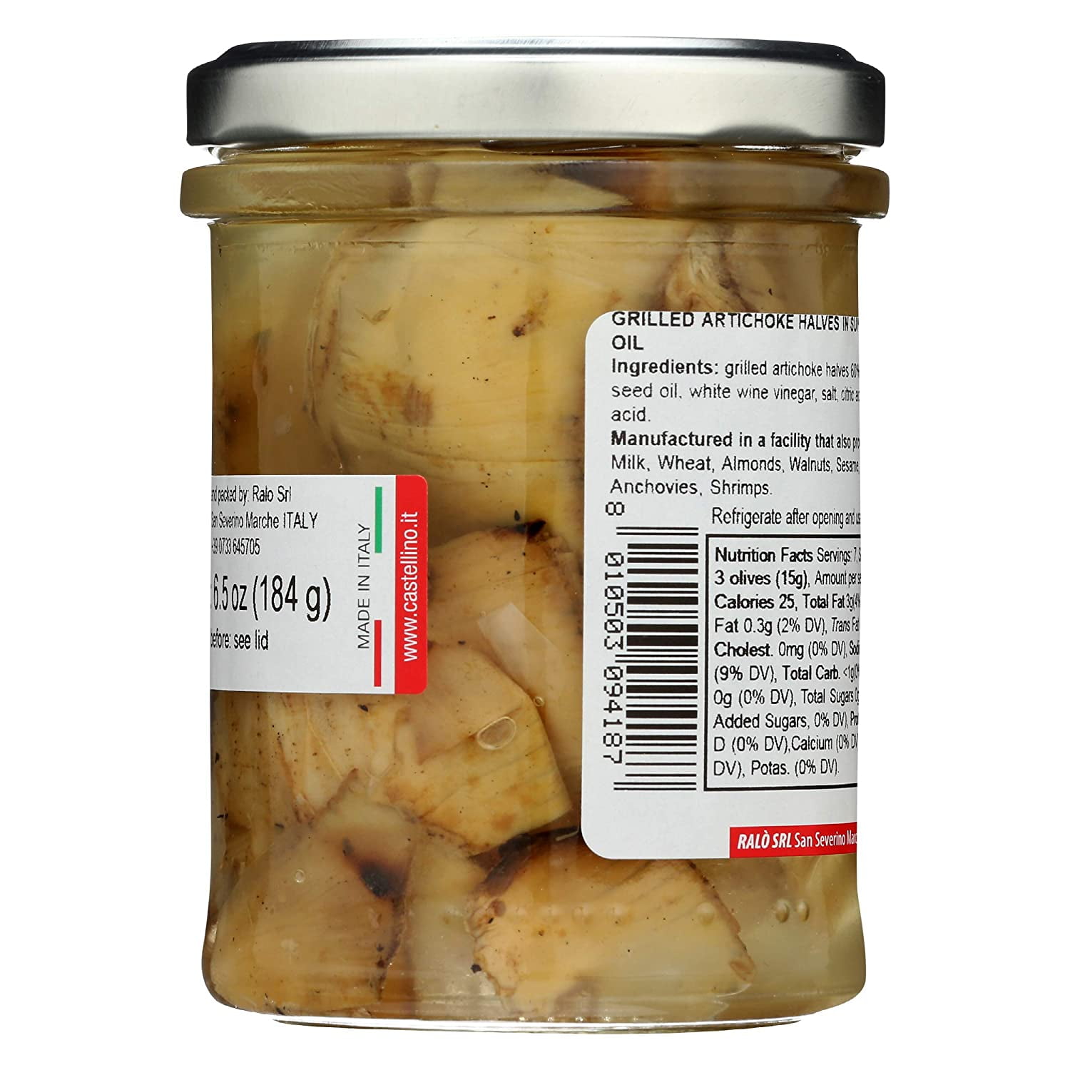 Castellino Grilled Artichoke Halves