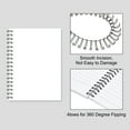 thumbnail image 4 of 10mm (3/8") Double Loop Wire Binding Combs, 20 Pcs Metal Twin Loop Binding Coils 60 Sheet Capacity 3:1 Pitch 32 Ring Binding Spines, Black, 4 of 6