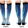 thumbnail image 2 of Coolnut Cute Snowman Compression Socks for Women Men 1 Pack, Knee High Stockings for Athletic Sports,Running,Travel (20-30mmHg), 2 of 7