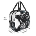 thumbnail image 2 of Naloa Abstract Eagle Ink Print Lunch Box for Women Men,Insulated Lunch Bag,Lunchbox,Thermal Leakproof Cooler,Reusable Lunch Tote Bag for Work School Travel Picnic, 2 of 7