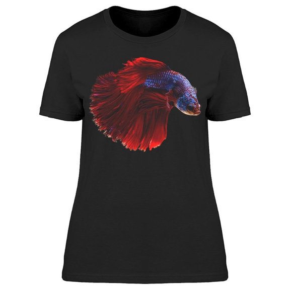 Betta Fish Dumbo Ears Dark Tee Women's -Image by Shutterstock