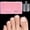 Sharp Square Full Cover Clear, variant on Upgraded Flexible Half Cover Soft Gel Tips with Auxiliary Line for Toenail Extension, Square Medium Wide for Men Women pedicure in Salon x 15 Sizes 240 count