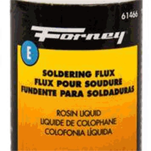 Rosin Core Solder Liquid Flux 3oz, PartNo 61466, by Forney Industries, Single Un