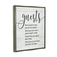 thumbnail image 3 of Stupell Industries Guests Feel At Home Luster Gray Framed Floating Canvas Wall Art, 16x20, by Lettered and Lined, 3 of 5