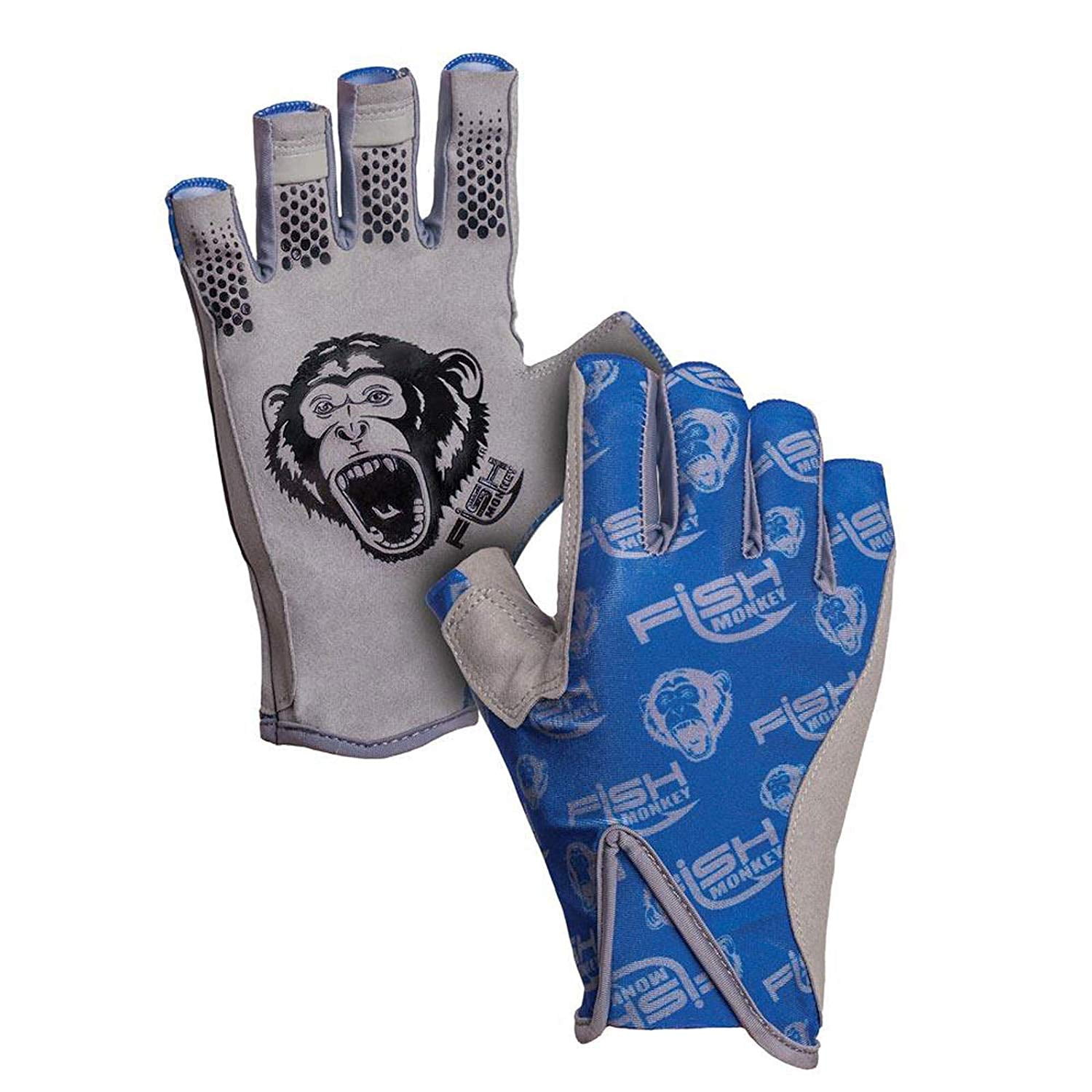 FISH MONKEY Pro 365 Guide Glove, Color Royal Blue, Size XL (FM21
