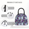 thumbnail image 4 of Balery Purple Marble Texture Bolsa de Almuerzo para Mujeres, Caja de Almuerzo, Bolsa de Almuerzo Pequeña Impermeable, Tote de Almuerzo Reutilizable con Gran Capacidad, 4 of 6