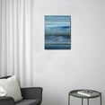 thumbnail image 3 of 12x16 inch Modern Blue Ocean Canvas Print - Abstract Artwork for Wall, Perfect for Sea Lake Themed Homes, 3 of 7