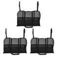 thumbnail image 3 of kurtrusly Car Net Pocket Handbag Holder Organizer Seats Auto Side Storage Mesh Net Bag No.01 3Set, 3 of 6