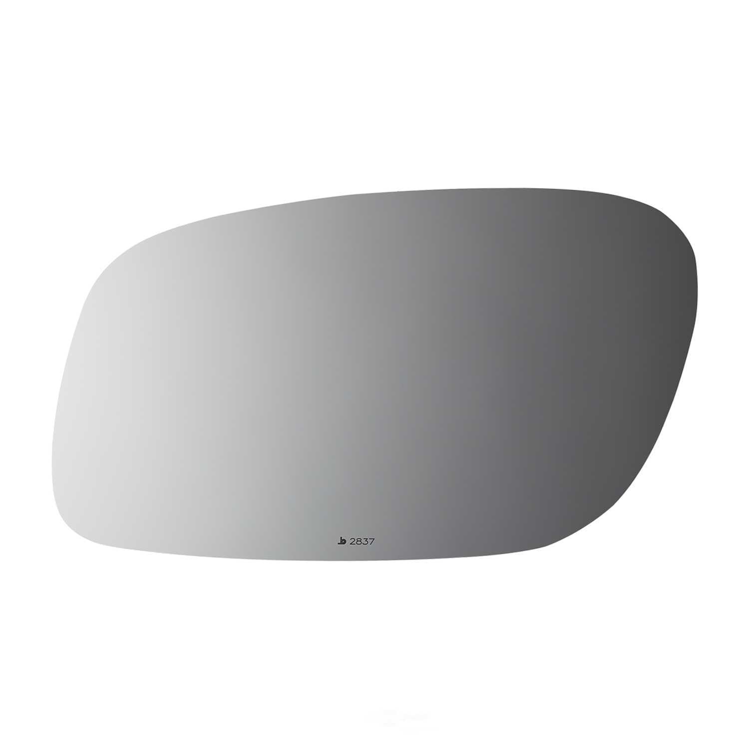 Burco Side View Mirror Replacement Glass - Clear Glass - 2837
