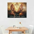thumbnail image 3 of JEUXUS Christian Cross In Wall Art Rustic I Can Only Imagine Wall Decor Gold Country Pictures Canvas Prints Motivational Framed Modern Artwork for Church Home Living Room Bedroom Bathroom, 3 of 5