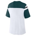 thumbnail image 3 of Women's Fanatics White/Green Philadelphia Eagles Cheer Chant Fashion Crop Top, 3 of 3